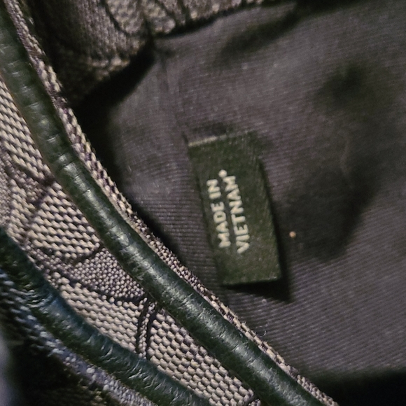 COACH Madison Phoebe Canvas, Large Trendy Leather, Triple compartment  HandBag - Picture 4 of 7